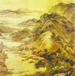 董源《潇湘图》局部