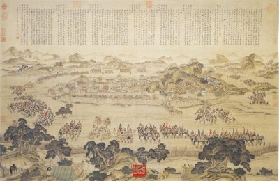 《平定乌什战图》
