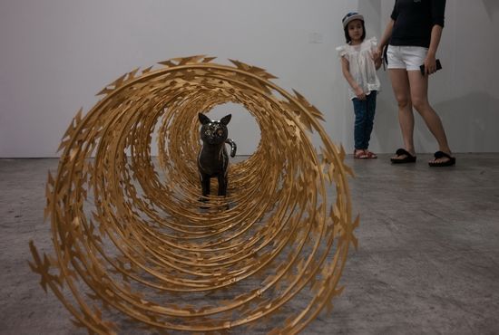 香港巴塞尔艺博会现场