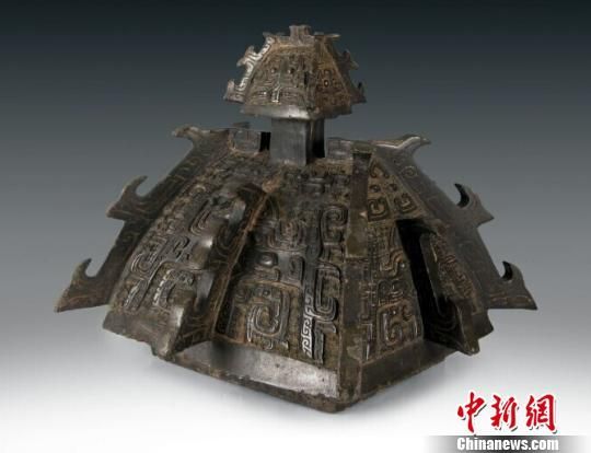 现藏于湖南省博物馆的皿方?器盖（资料图）