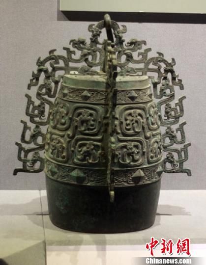 青铜器秦公?，一套3件，这是其中一件。　宝鸡青铜器博物院　摄
